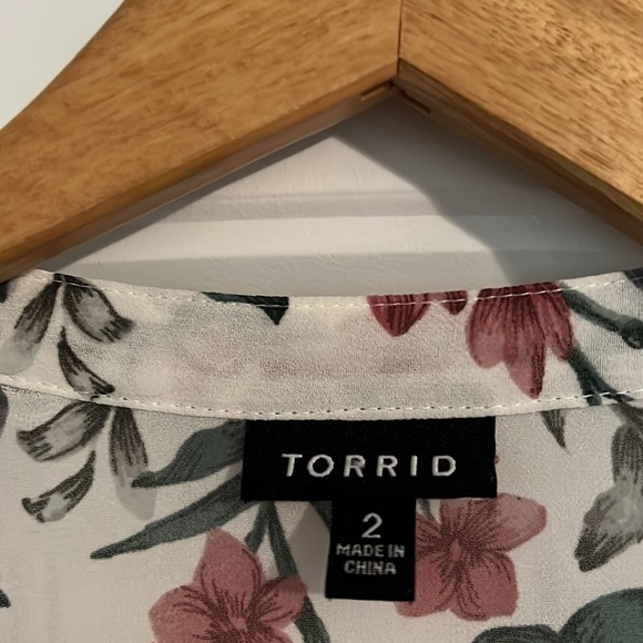 Torrid Lexie Babydoll Chiffon Tunic Size 2X - Picture 5 of 8